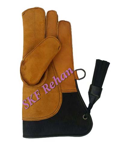 Deer Leather Falconry Gloves.